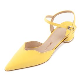 [KUHEE] Sling-back(9069K) 3.5cm-middle heel party shoes strap basic spring handmade shoes-Made in Korea